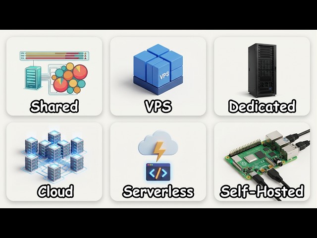 Every Web Hosting Type Explained in 8 Minutes