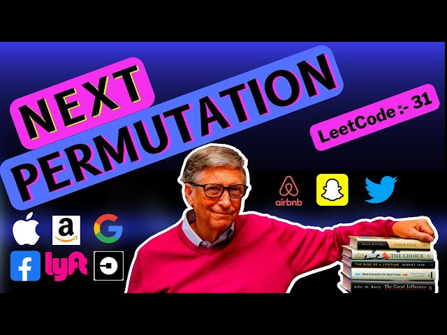 Next Permutation | LeetCode 31 (Medium)
