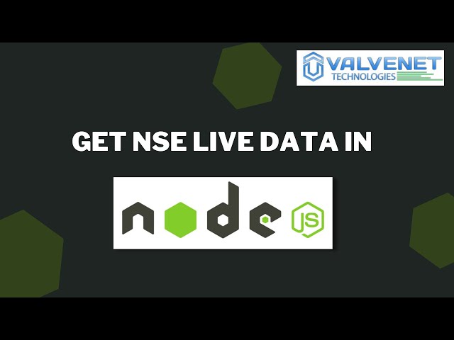 How to get Live NSE data in Nodejs