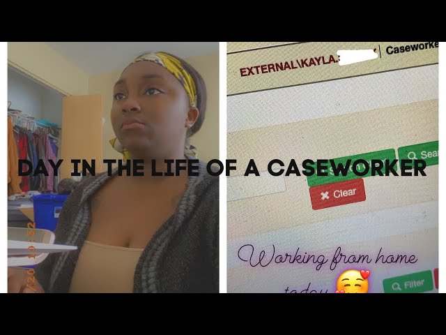 VLOG: A DAY IN THE LIFE OF A CASEWORKER- WORKING FROM HOME + GETTING APPROVED FOR AN APARTMENT