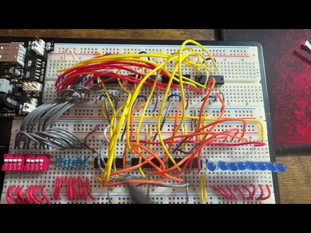4-Bit Binary Multiplier Demo