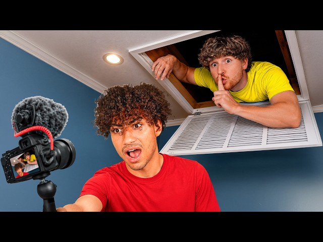 Sneaking Into FOLTYN'S VIDEO Without Him Knowing..