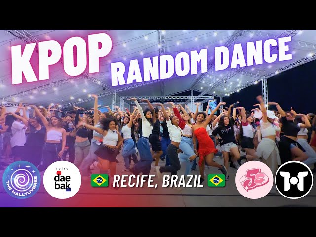 🇧🇷 Kpop Random Play Dance in Recife with Feira Daebak, 5 Seasons, and Move!