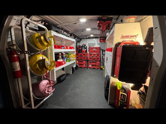 19 Year Old HVAC Van Setup!! 2025
