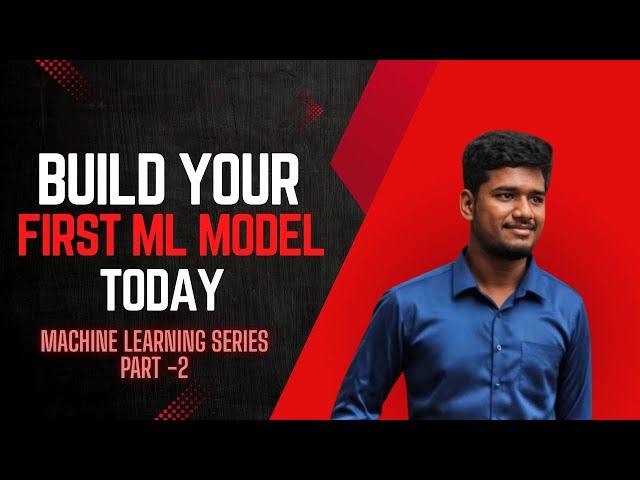Build your Own ML Model Today - Linear Regression Coding Part - Machine Learning Series Part 2