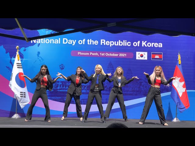 OMG Performance at 주캄보디아대사관(Korean Embassy in Cambodia)  On National Day of the Republic of Korean
