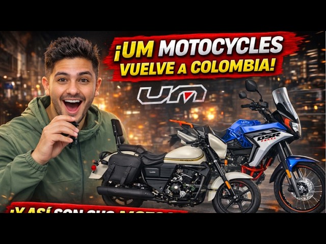 UM Motorcycles returns to Colombia. These are the motorcycles arriving and their new stores.