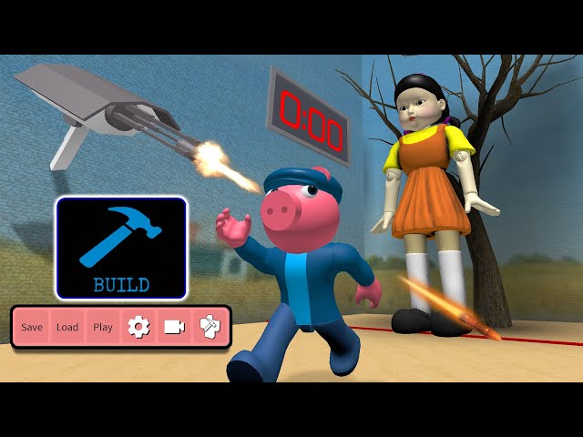How to Build: MOVE DETECTOR for Squid Game in Piggy Build Mode (Red Light Green Light)🐷👧