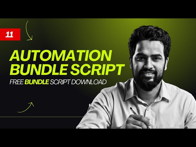 Create Bundle File with Adobe Illustrator Automation Script | No Manual Work | High Earning