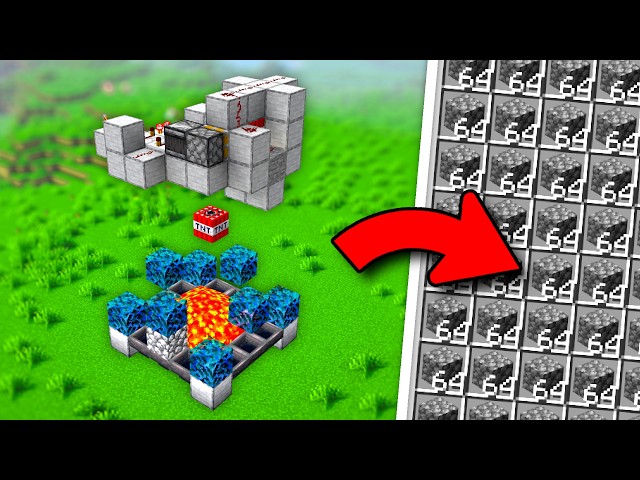 INFINITE Minecraft Cobblestone Farm 26.2+ | BEST DESIGN! (25,000/h)
