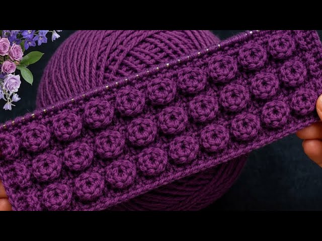 Beautiful ❤️ and Easy Sweater Design. 2 row repeat pattern. Knit and Stitch