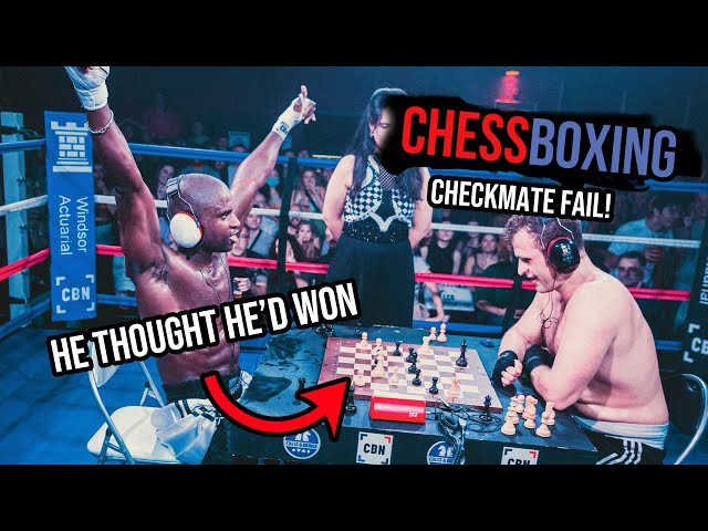 Checkmate fail! Cocky chessboxer celebrates too early