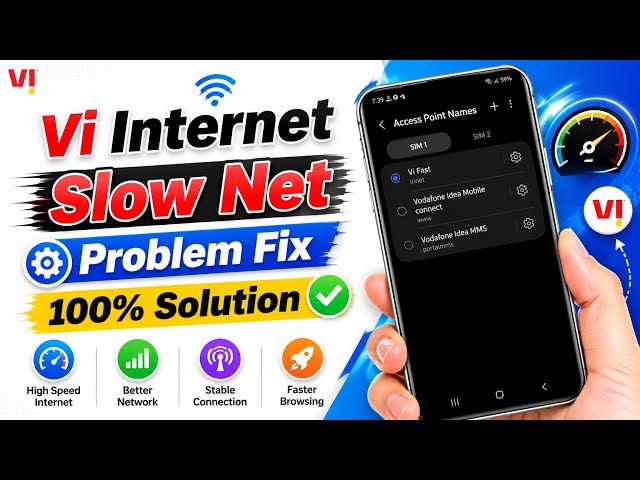 Vi Network Not Working Problem Fixed 100%