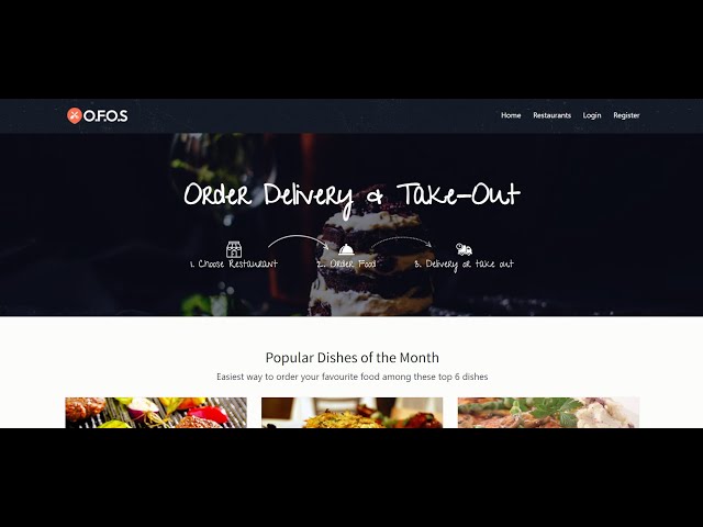 Online Food Ordering System PHP Project with Source Code