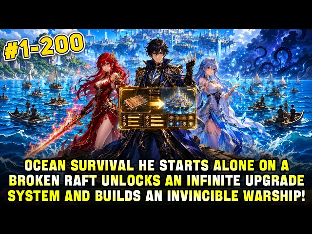 Ocean Survival: Boy Unlocks an Unlimited Upgrade System and Builds an Ocean Empire From a Tiny Raft!