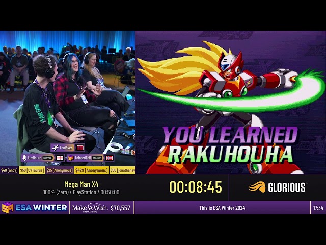 Mega Man X4 [100% (Zero)] by ThaRixer - #ESAWinter24