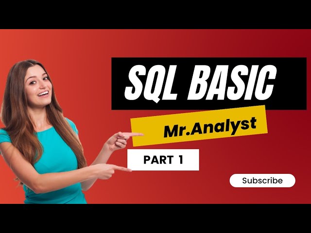 SQL Tutorials For Beginners || Data Analytics @Mr.Analyst0