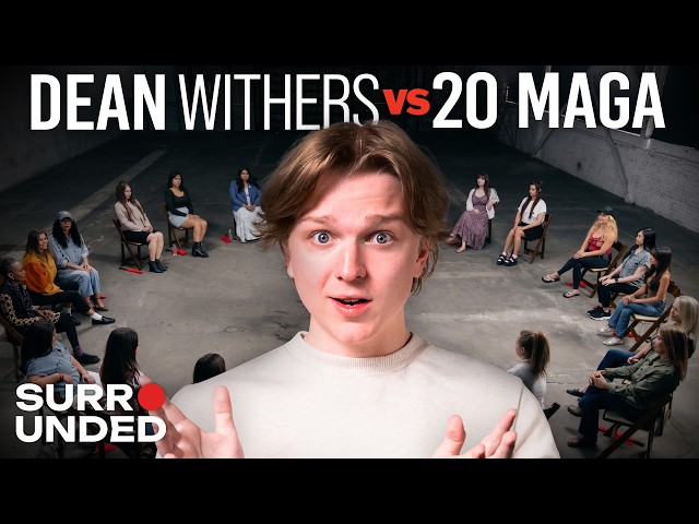 1 Liberal Man vs 20 MAGA Women (ft. Dean Withers) | Surrounded