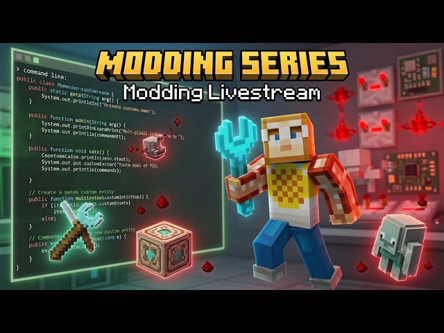 Modding Minecraft - Livestream July 16