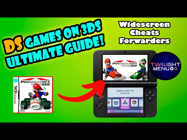 Play DS Games on 3DS with Widescreen, Cheats, & Forwarders! (Twilight Menu Guide 2023)
