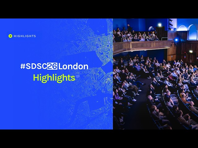 Spatial Data Science Conference 2026 #SDSC26 London – Highlights Reel
