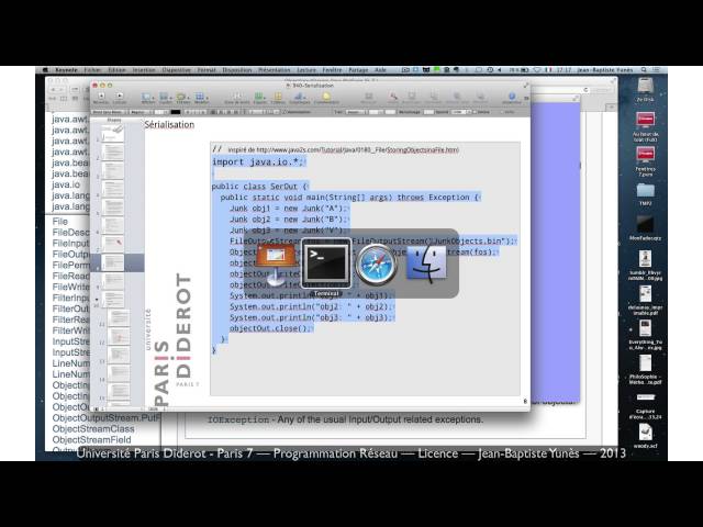 Cours programmation socket (réseau) n°4 - Sérialisation en Java