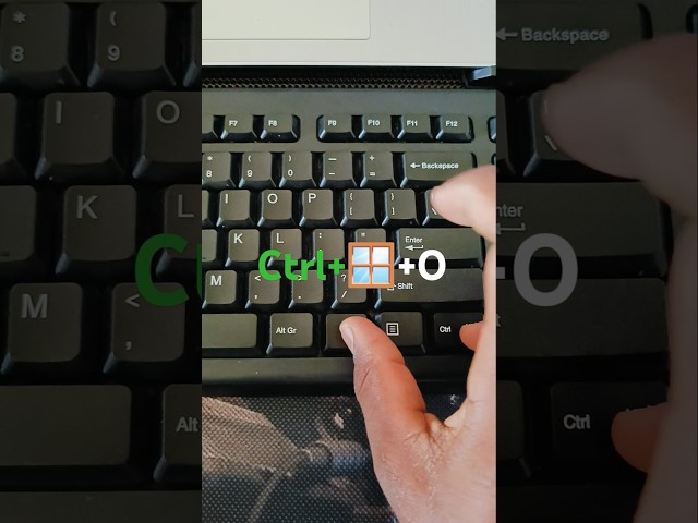 shortcut key to open the on-screen keyboard in windows #shorts #youtubeshorts #shortcutkeys #tricks