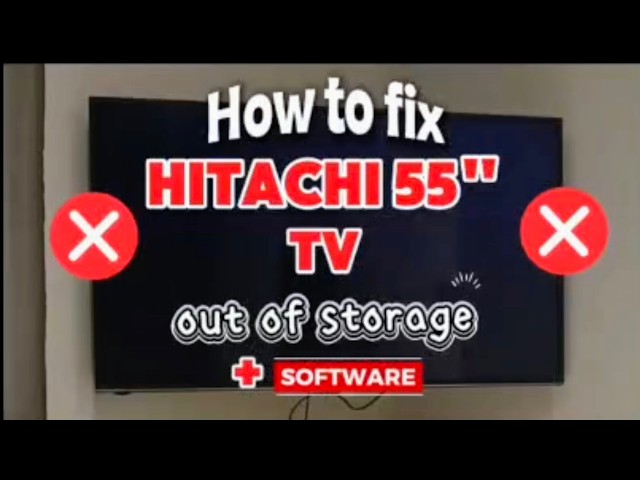 Hitachi TV Out of Storage Fix ● Software reinstallation Guide (Boot Loop Fix) ● @VlatkoWorkshop 