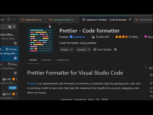 How to Install & Configure Prettier in VS Code for HTML