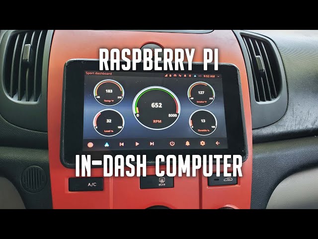 Building a Raspberry Pi 4 In-Dash Car Computer w/ Android Auto (Raspberry Car Stereo)