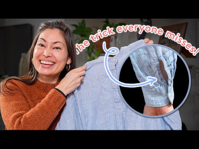 How to sew a continuous bound sleeve placket *perfectly with no pins!*