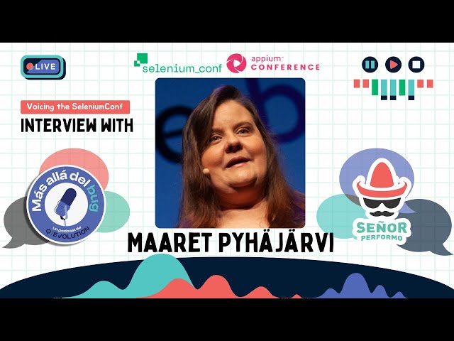 Interview with Maaret Pyhäjärvi from @SeleniumConf 25