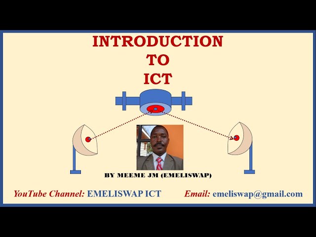 Introduction To Information and Communication Technology