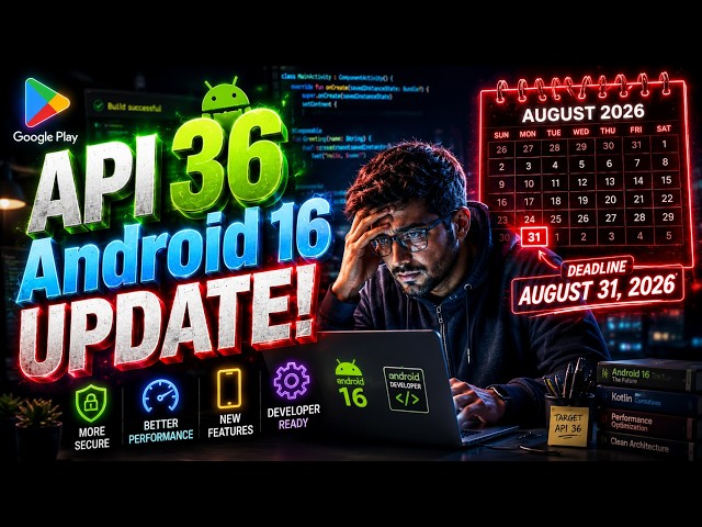 Google Play Target API Level Requirements 2026 (Android 16 / API 36)