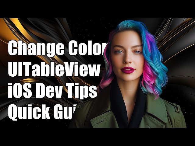 How to Change Selected Color for UITableViewCell in iOS Development