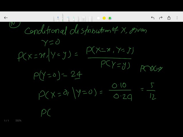 Q9 Joint PMF X Y Machines All Parts Covariance Conditional #JointPMF #Covariance #Probability