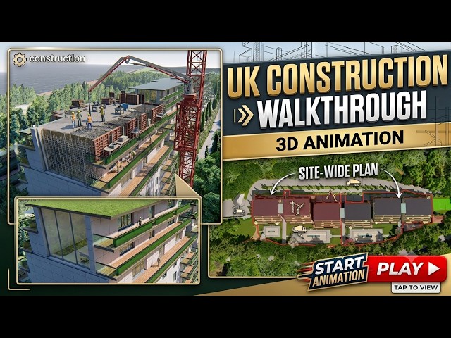 3d Construction Walkthrough Animation