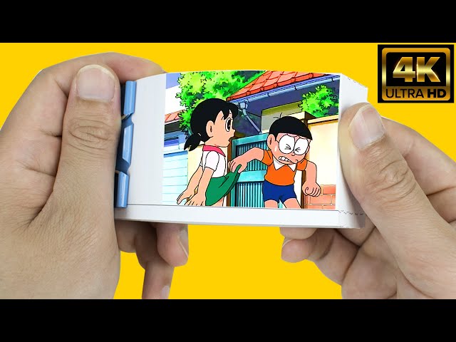 Flipbook // DoraAmon // Nobita was slapped because he opened Shizuka's skirt
