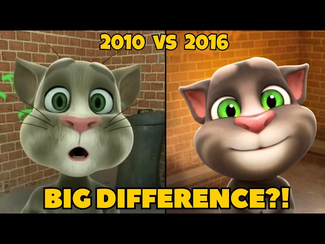 Talking Tom 2010 vs 2016 – What Changed? (Full Gameplay Comparison)