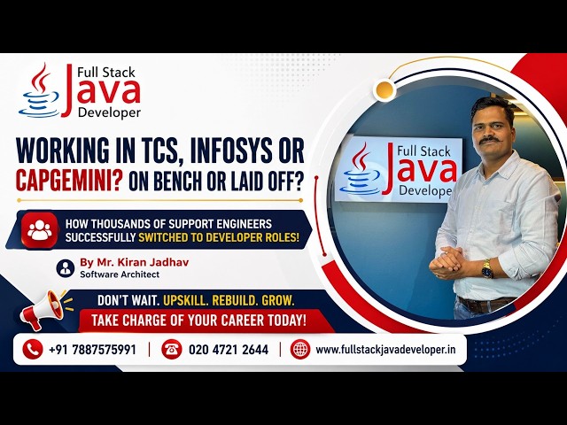 Working in TCS, Infosys or Capgemini? On Bench or Laid Off?| Join us now to rebuild your Career