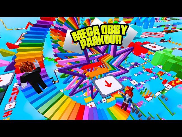 ROBLOX Mega Obby Parkour ▸ 300 Stages | No Commentary | No Copyright Gameplay | Free To Use | 5
