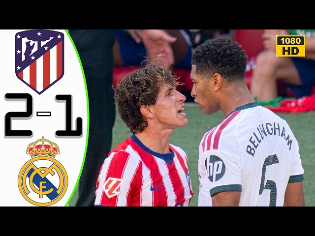 Atletico Madrid vs Real Madrid 2-1 Derby Dramatic Highlights & All Goals 2026