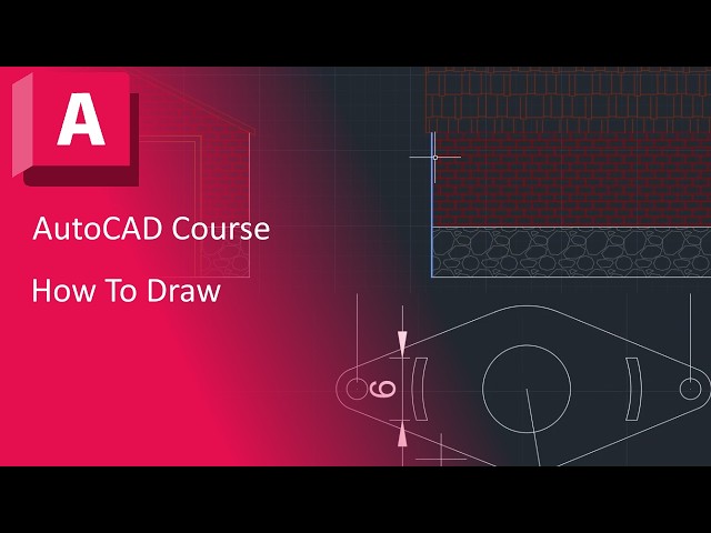 AutoCAD Full DRAWING Course - Tutorial + Examples