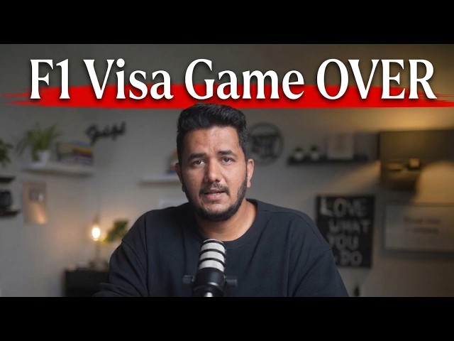 F1 Visa Changing Completely by Trump - How This Impacts You (OPT, STEM OPT, Fall 2026, Day 1 CPT)
