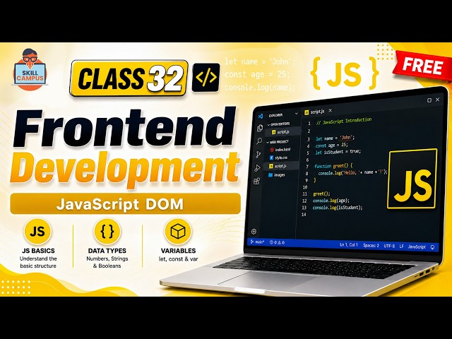Frontend Development  | JavaScript DOM | 32