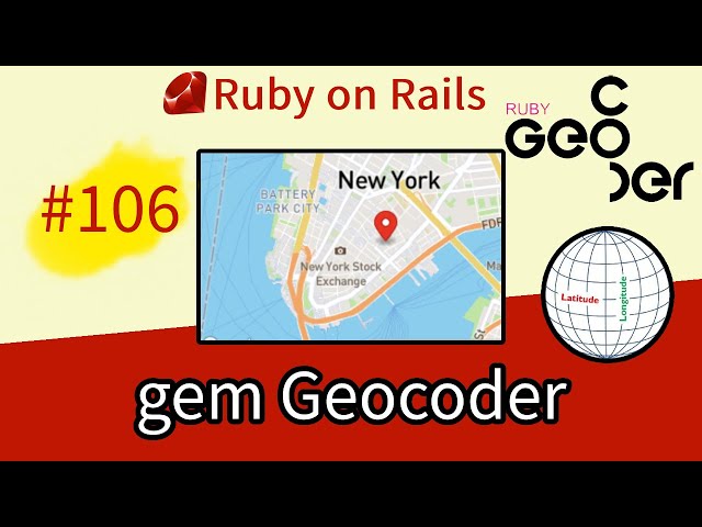 Ruby on Rails #106 How to use gem Geocoder, GPS coordinates, distance calculation, map markers