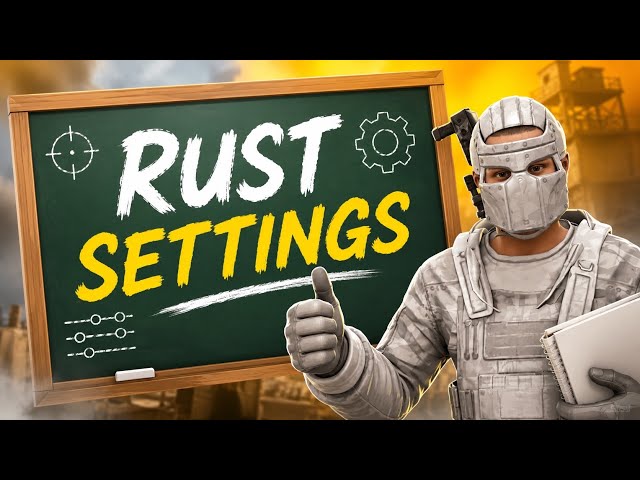 The Best Rust Setting YOU Need for FPS, Graphics and PVP 9 (Simple FPS BOOST)