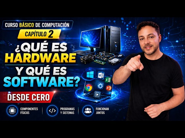 What is Hardware and Software? | Explained for Beginners 🧠📚 | Basic Computer Course