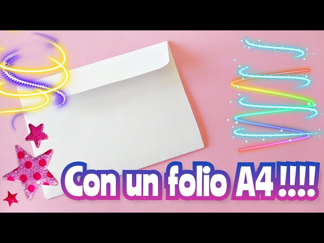 💌How to make an easy envelope with an A4 sheet?💌💌💌💌