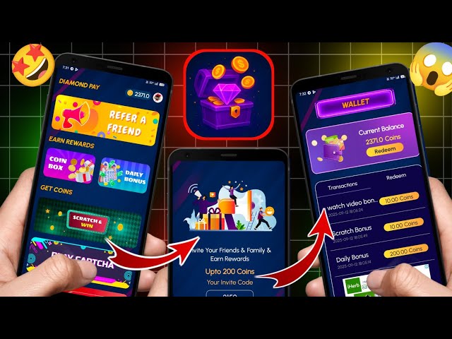 Diamond Pay App | Free Redem Code App | Google Play Free Redem Code App 2025 | Redeem Code App
